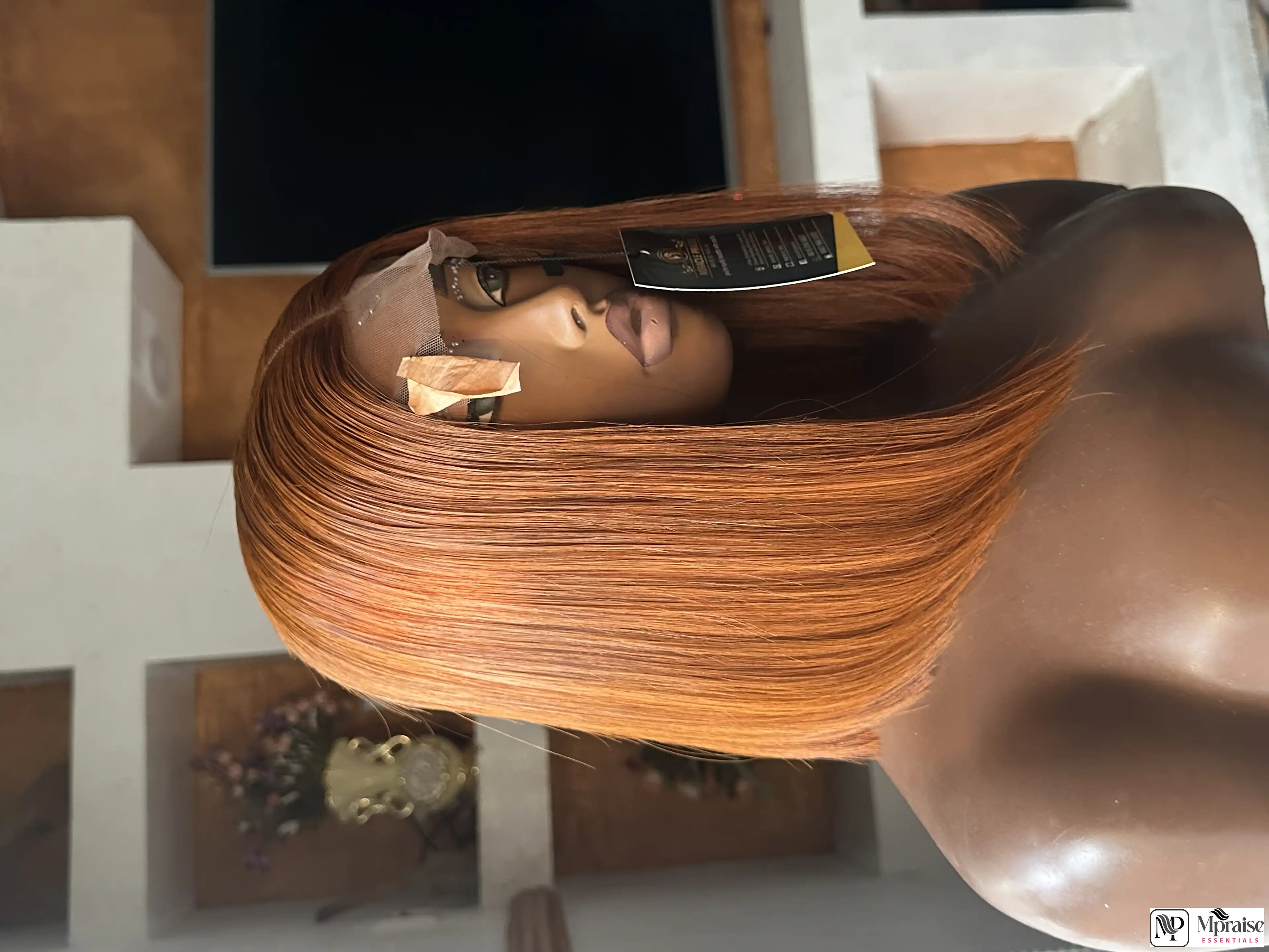 12” 2*6 Kim k burnt orange SDD Vietnamese bone straight 200g