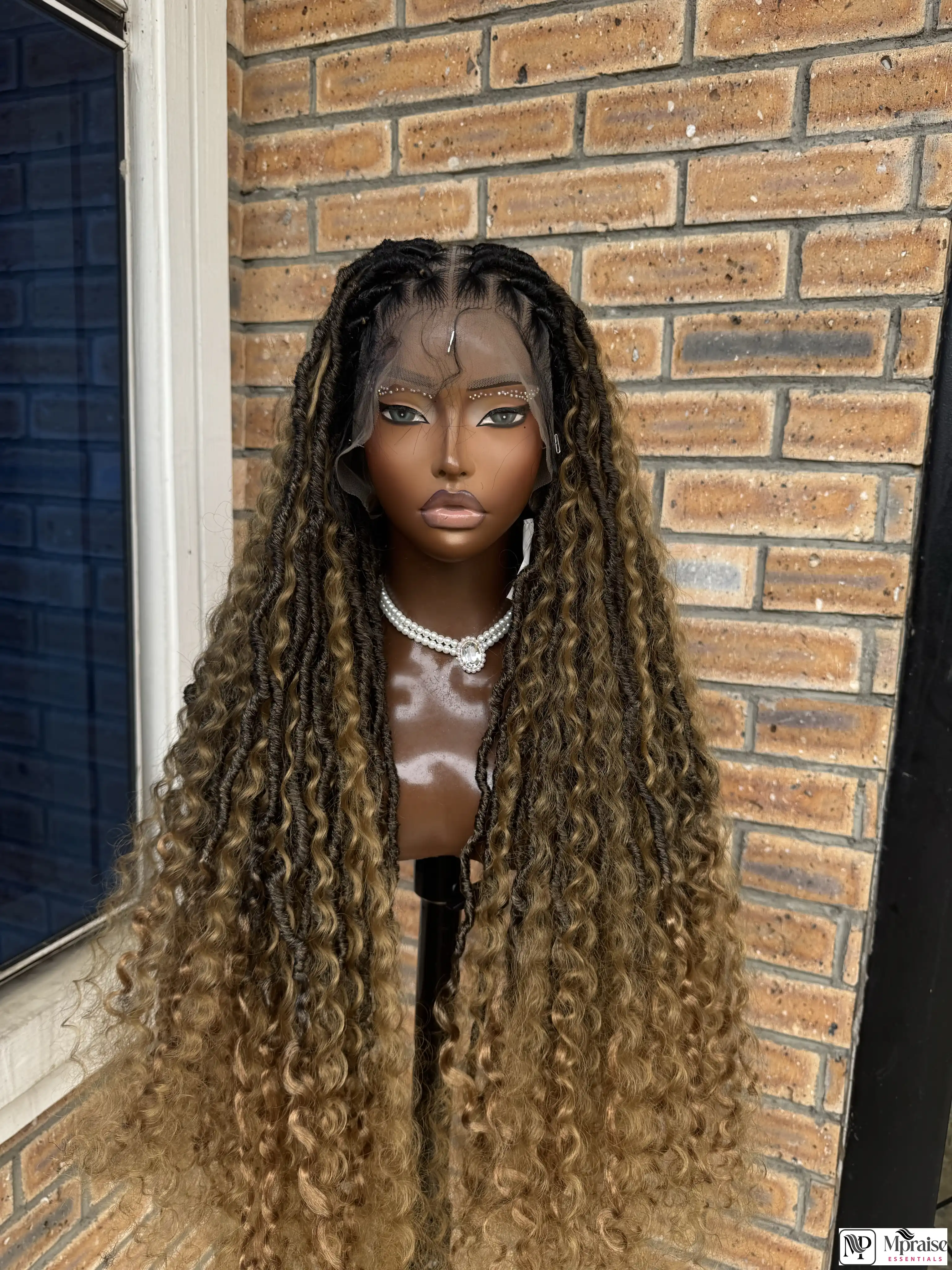 Mermaid Boho Locs Braided Wig