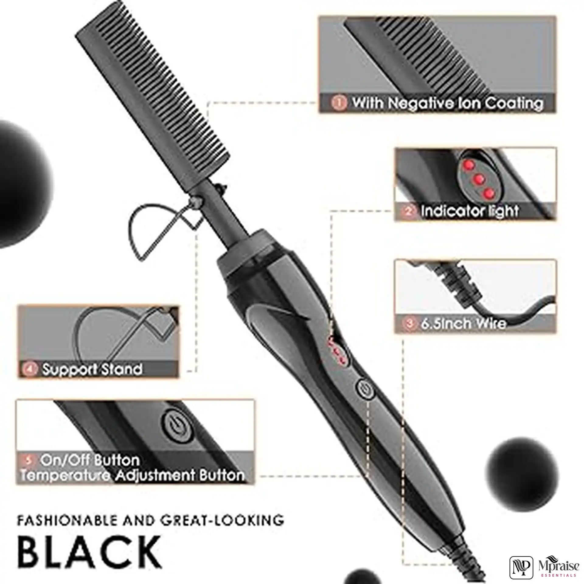 Mu Professionals Hot Comb