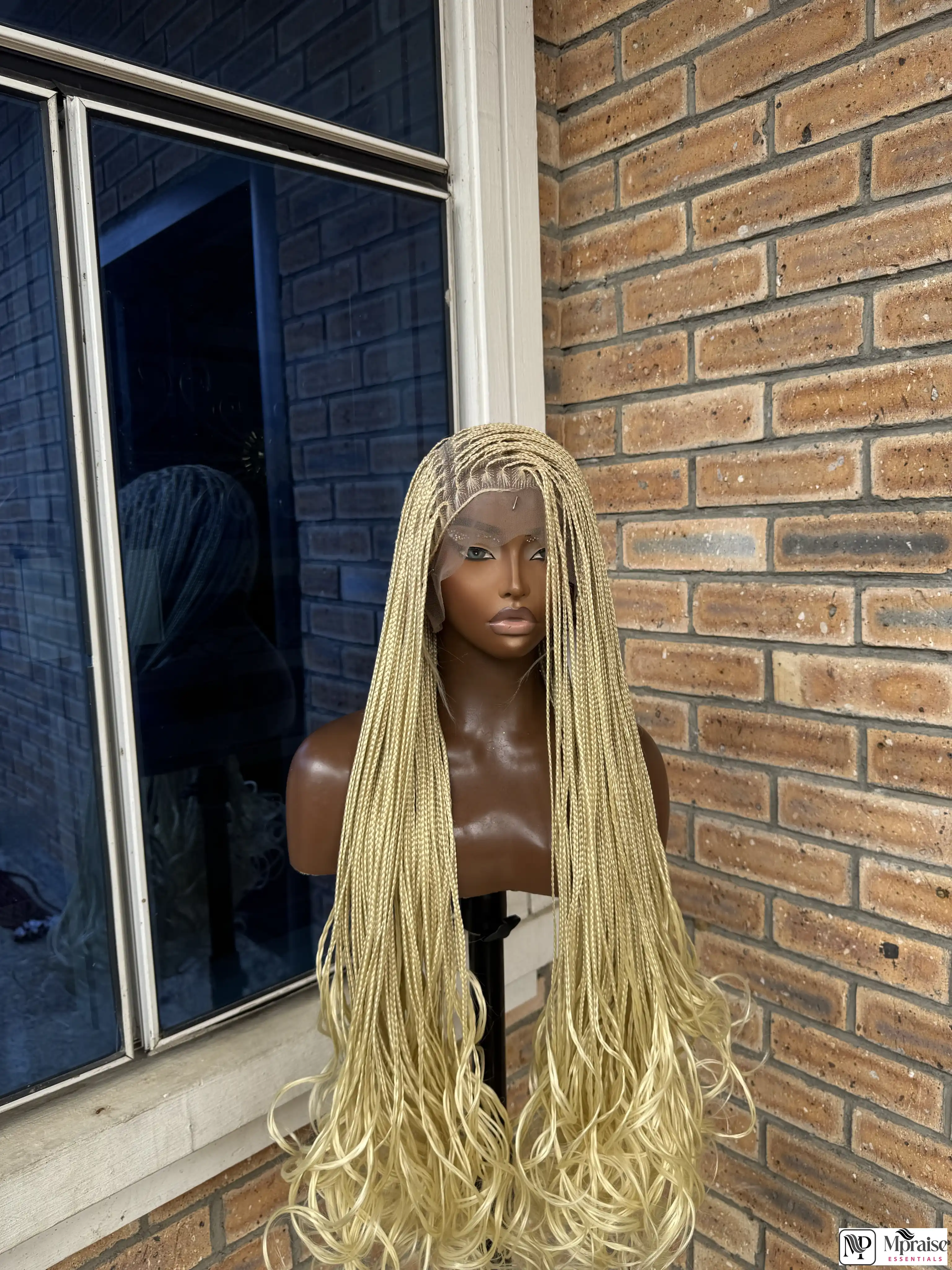 Knotless  French Curls Braided wig