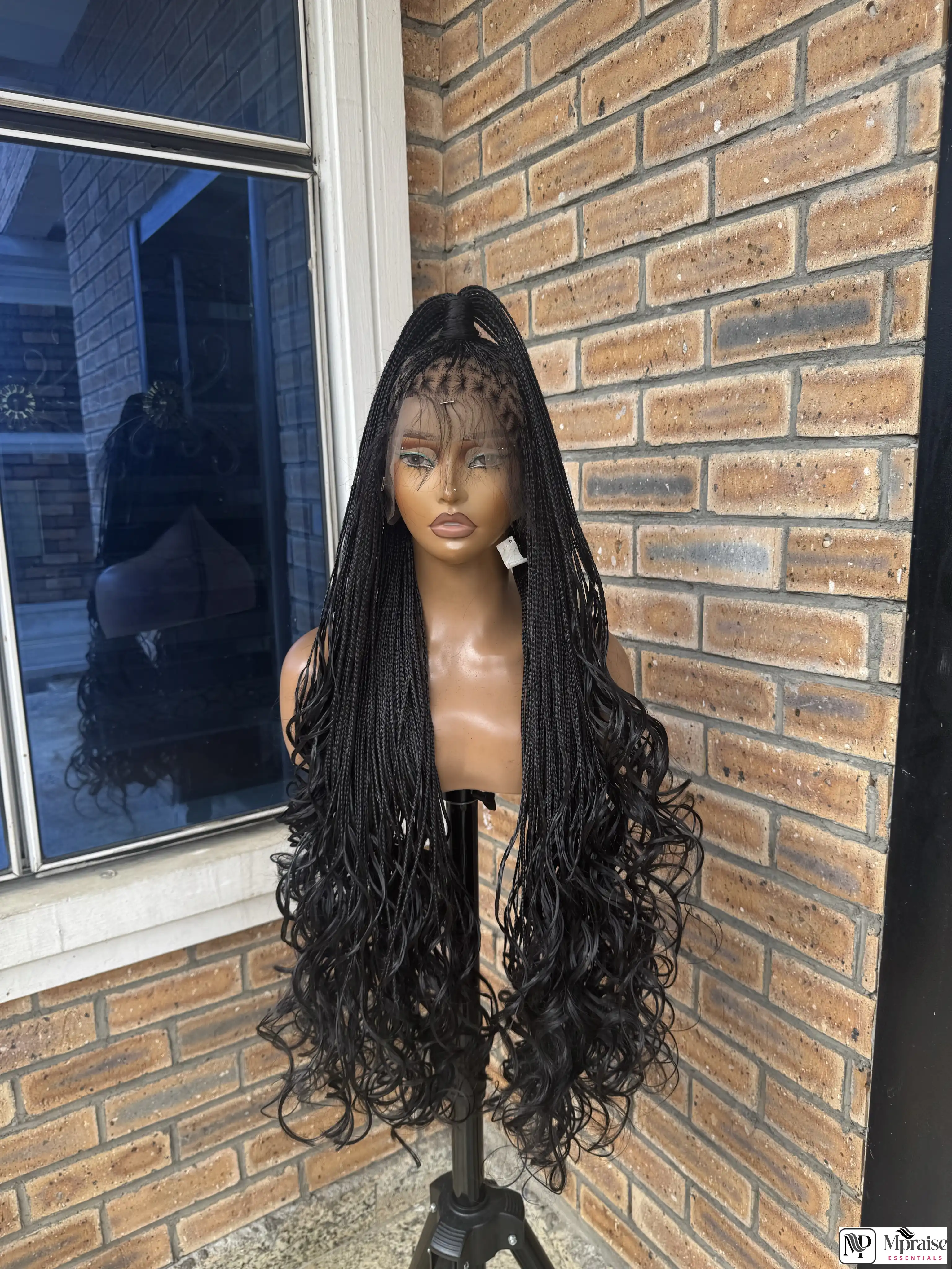 Knotless  French Curls Braided wig