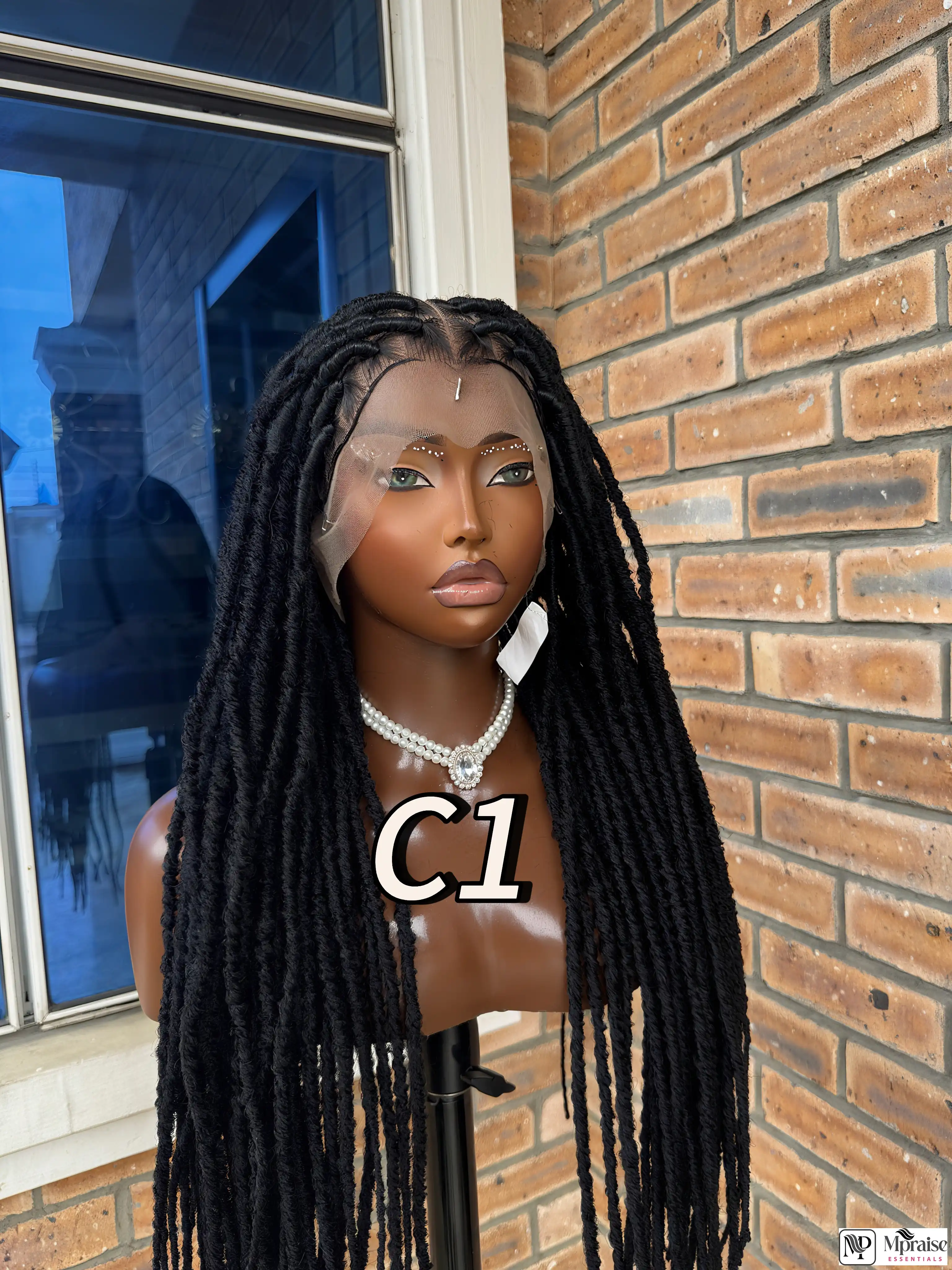 Micro locs braided wig