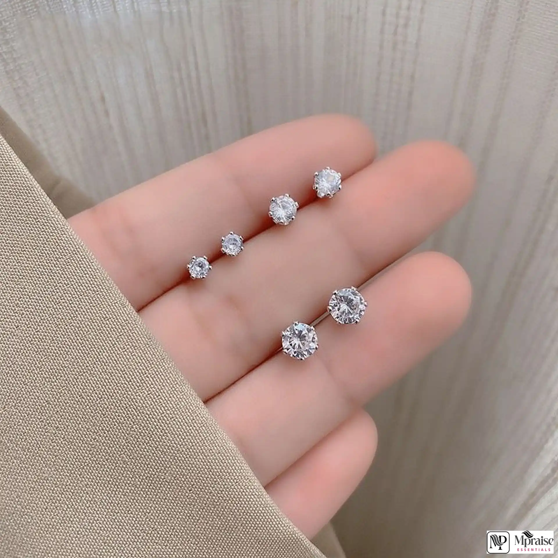 Non tarnish crystal stone earrings