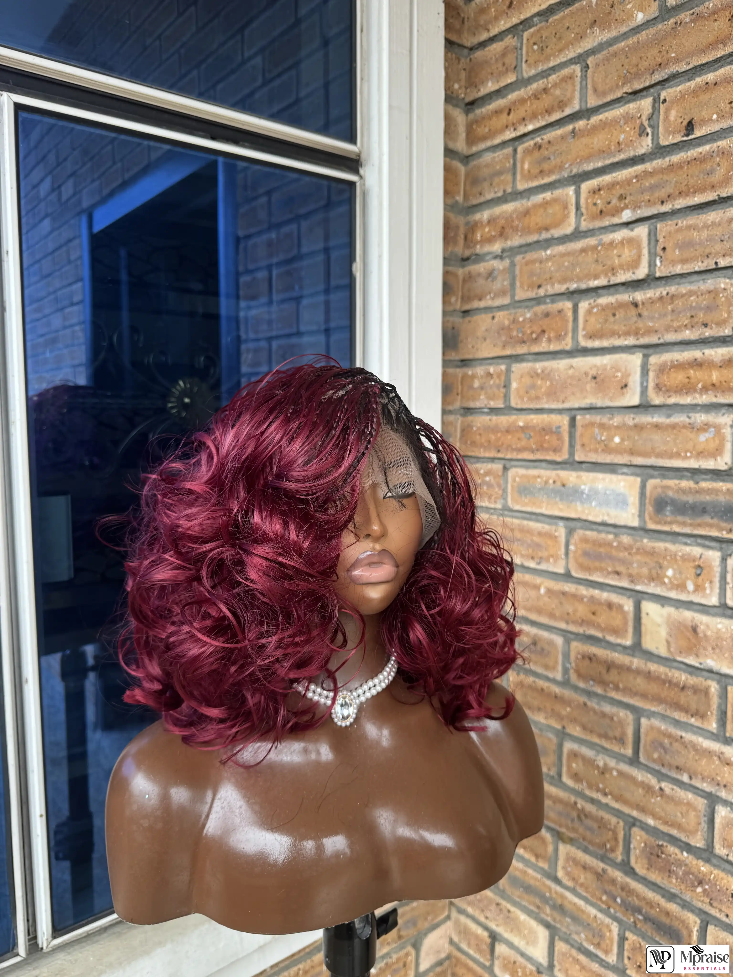 Boho bob french curls braid