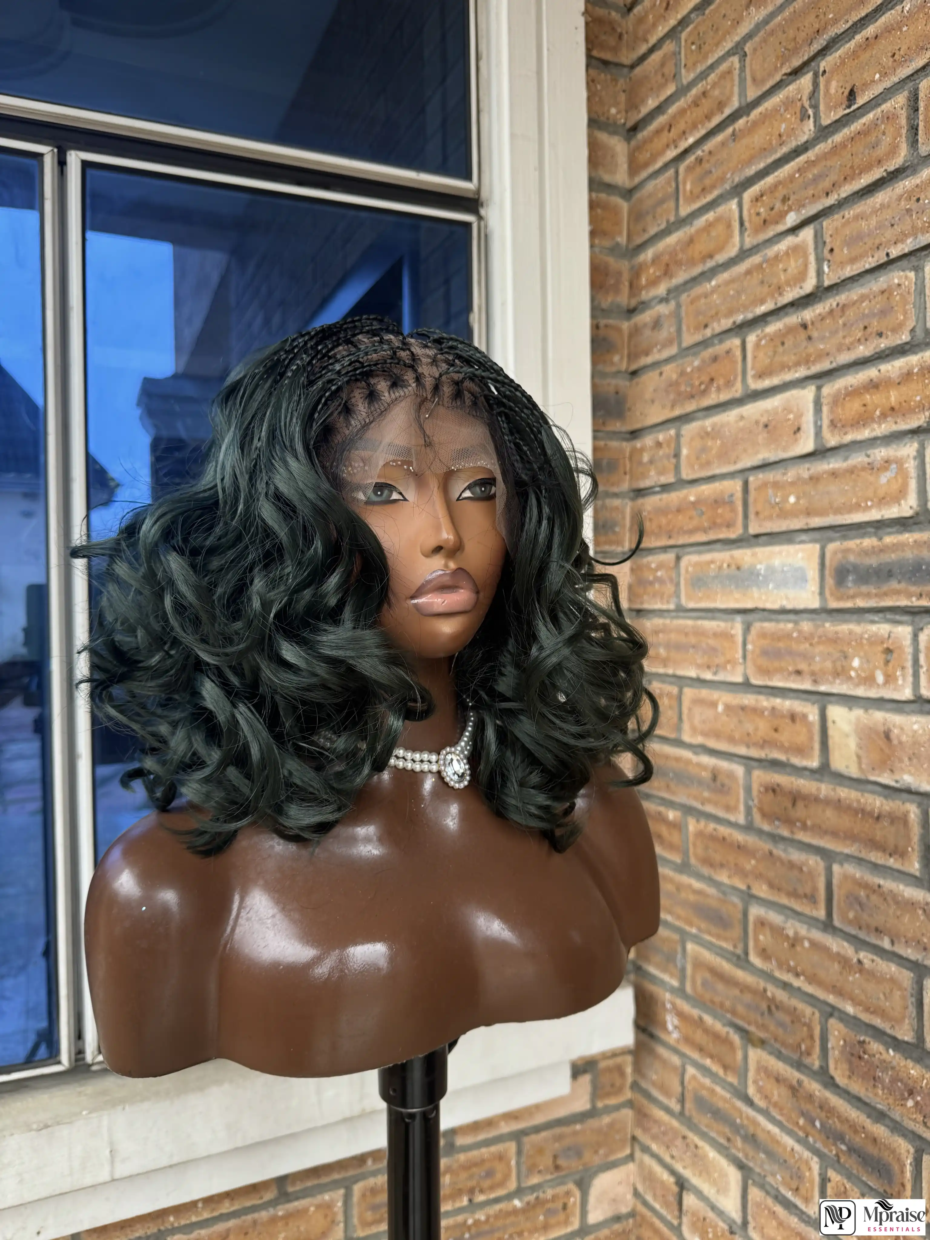 Boho bob french curls braid