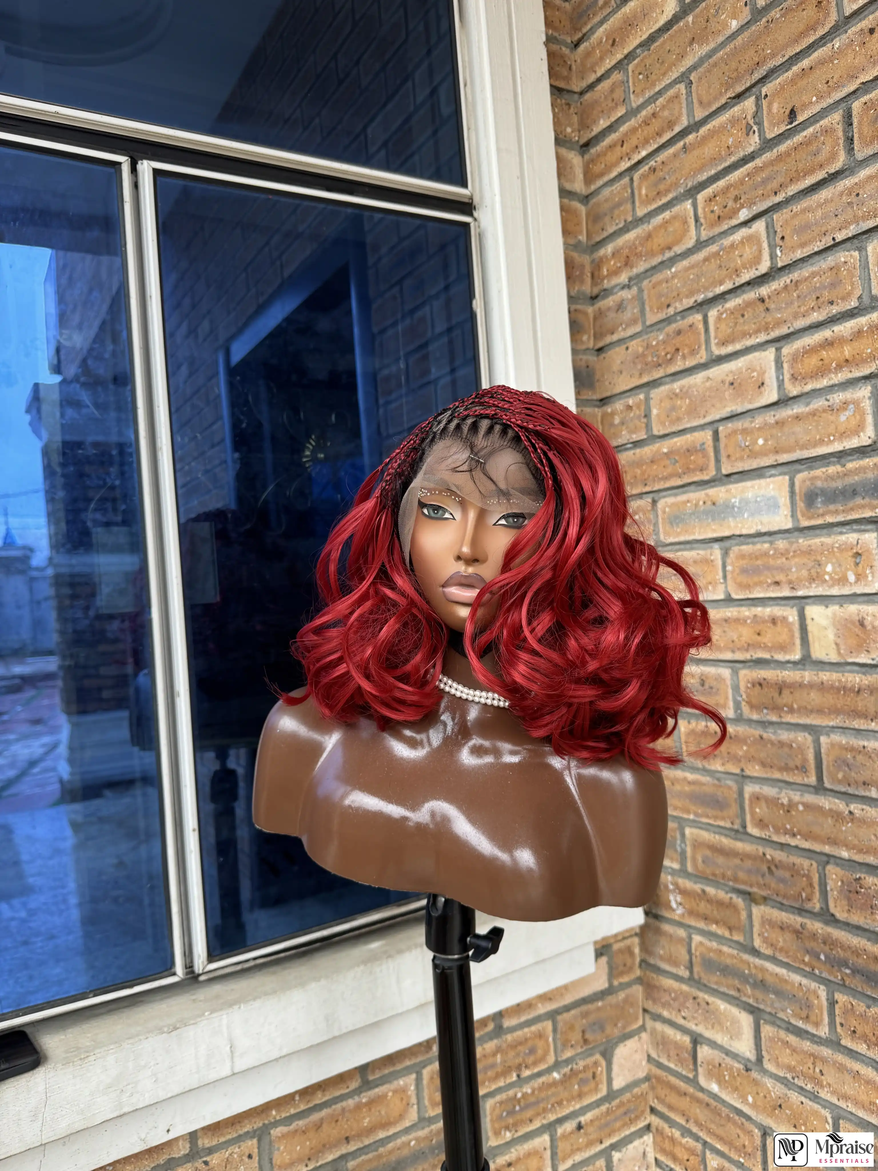 Boho bob french curls braid