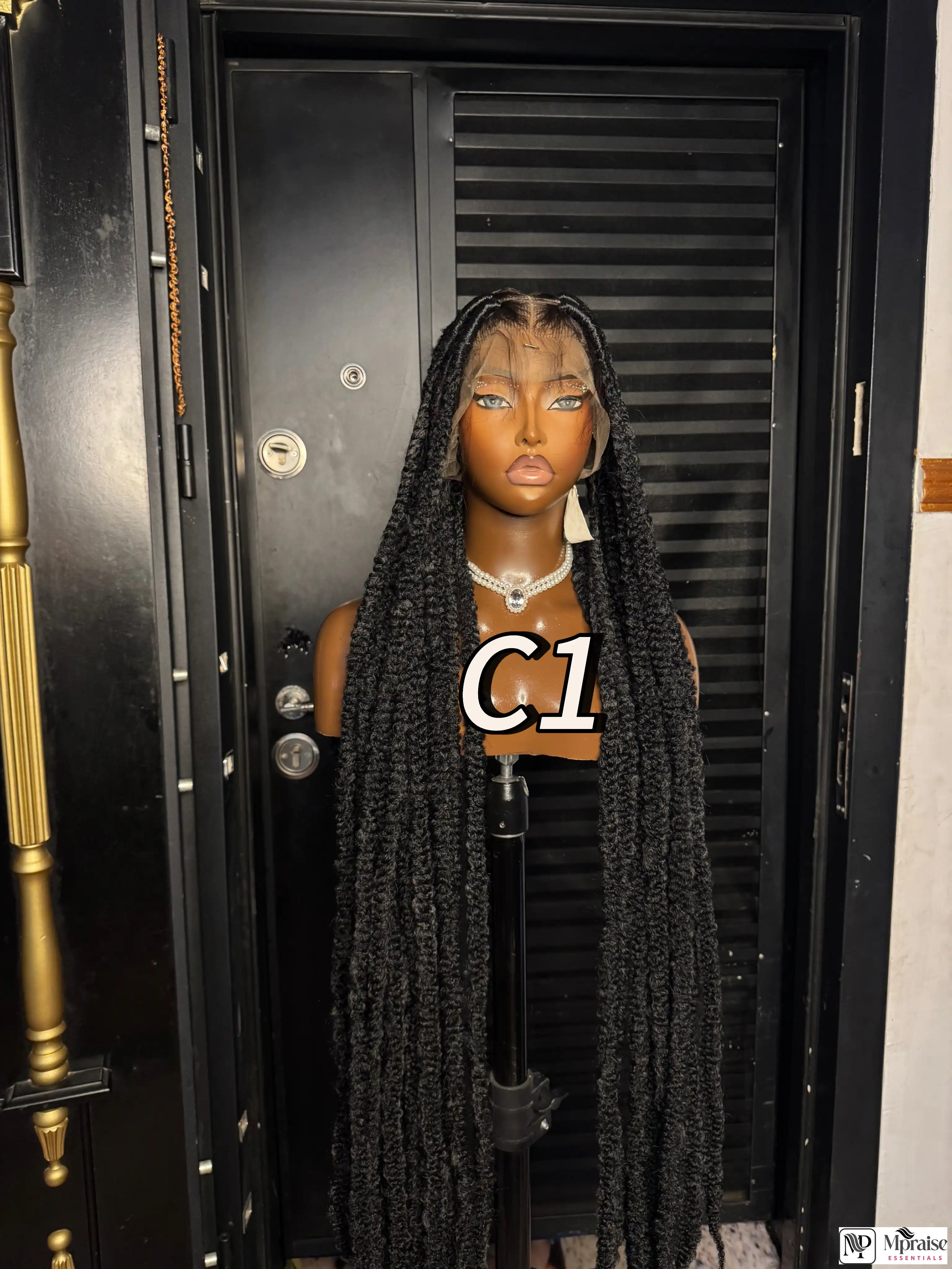 Jumbo locs braided wig