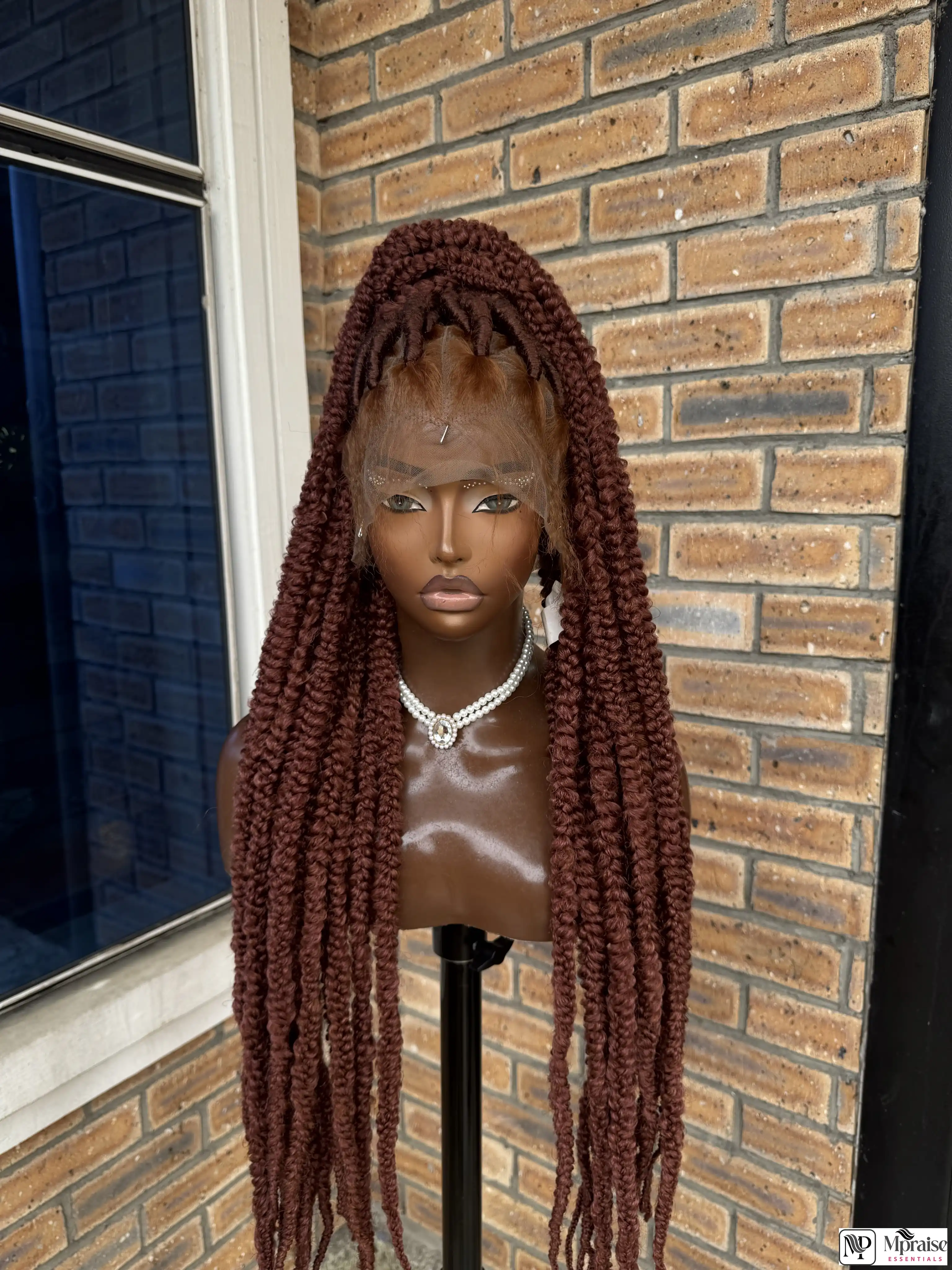 Jumbo locs braided wig